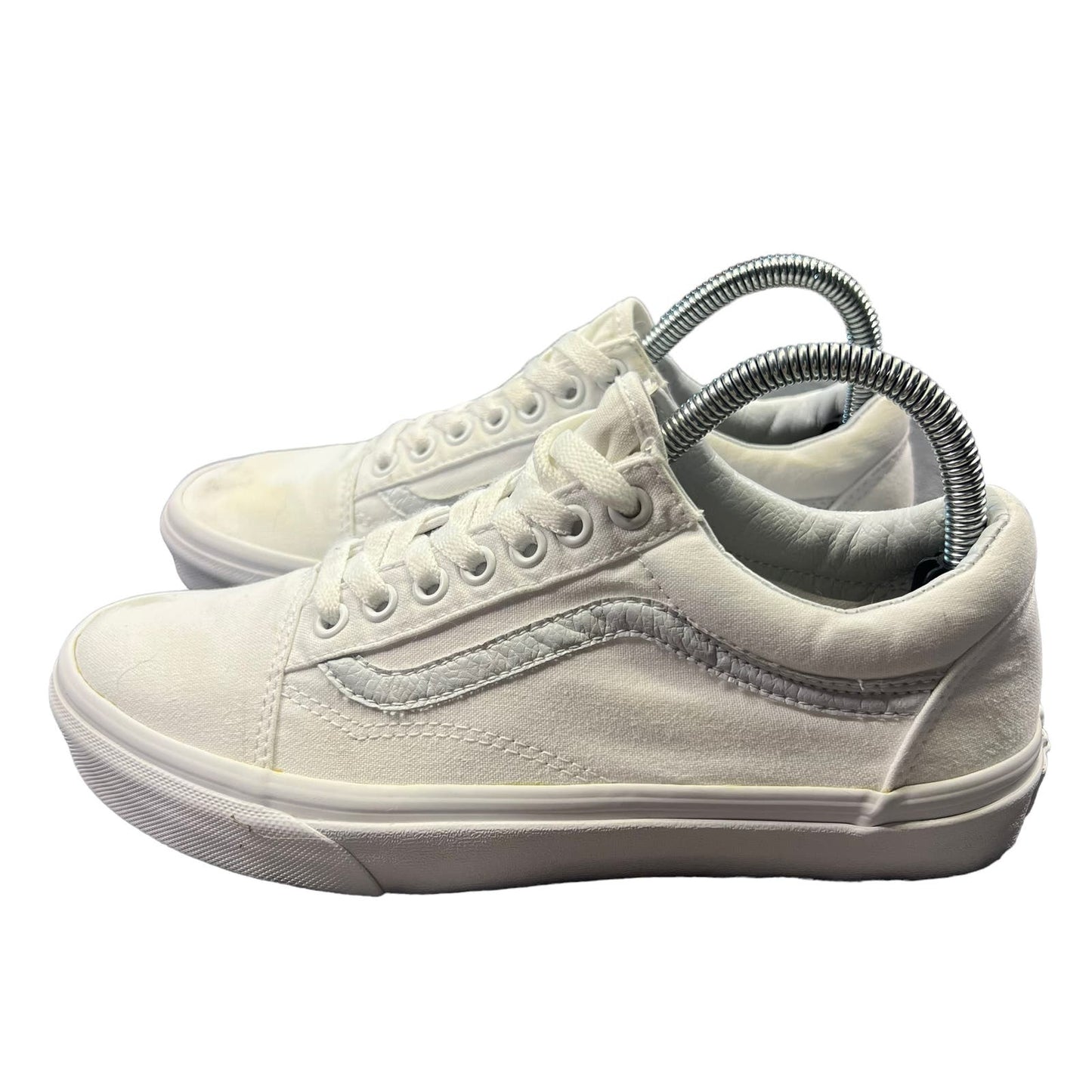 Vans Old Skool Unisex White/Marshmallow Low Top Lace-Up Sneakers Men 6.5/Women 8