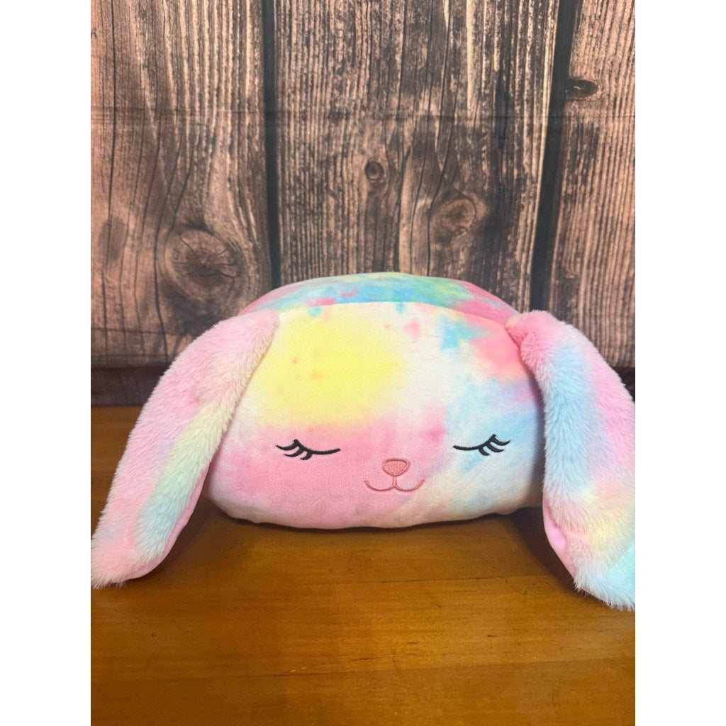 Squishmallows 12" Candy Rainbow Tie-Dye Bunny Plush Toy