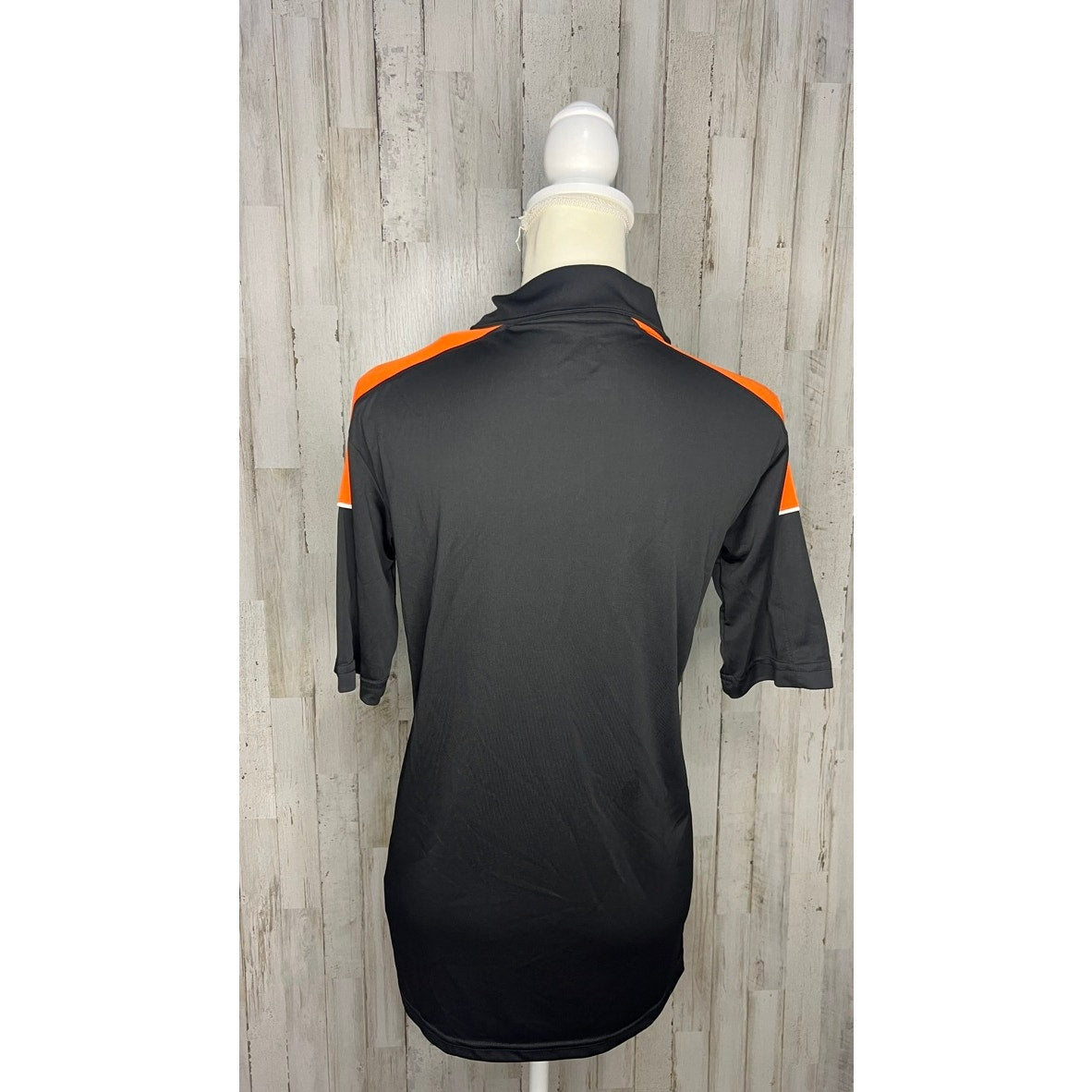 NWT MLB Baltimore Orioles Men's Polo Shirt Black Size Small Short Sleeve