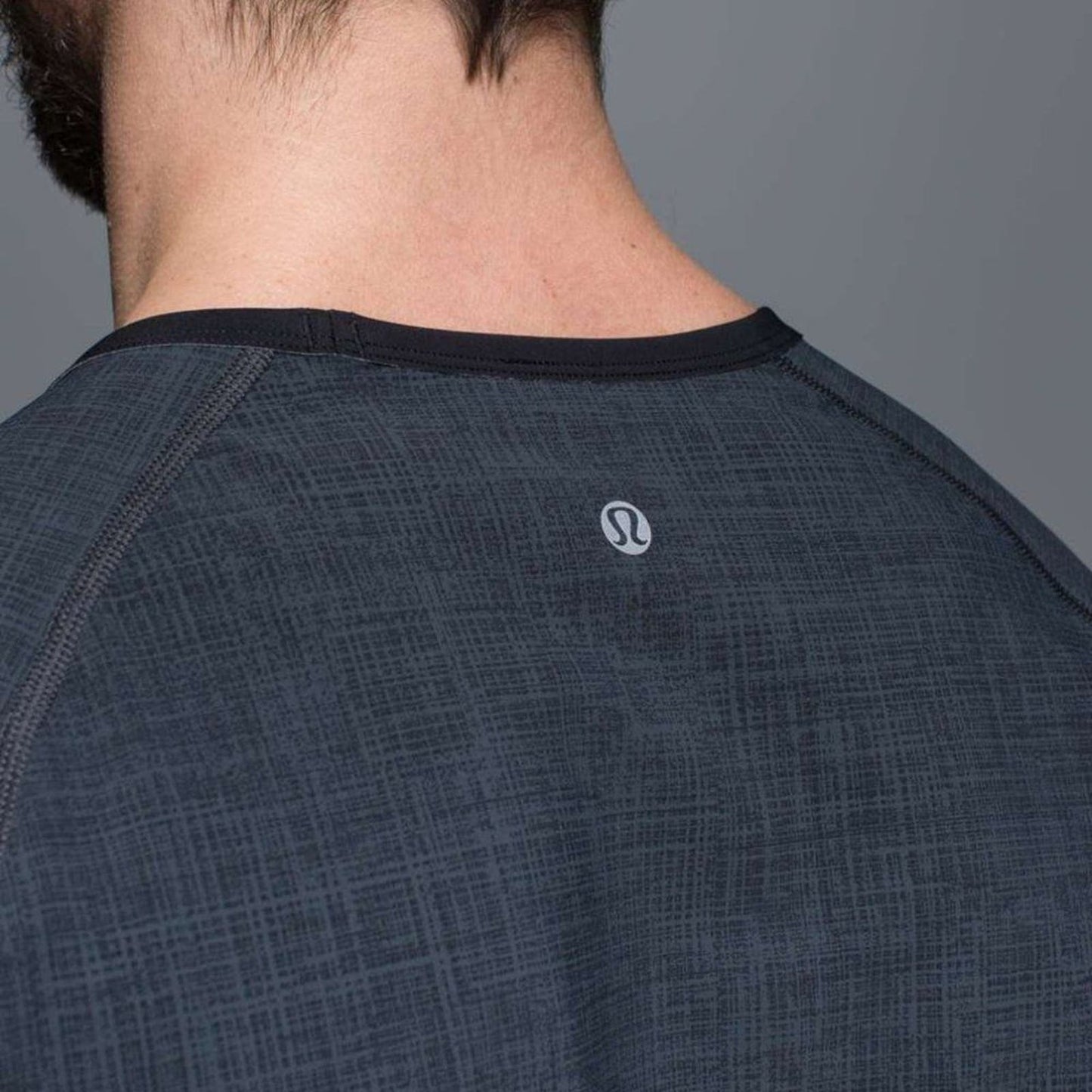 Lululemon Ocean Tech Long Sleeve Scratch That Texture More Deep Coal / Black