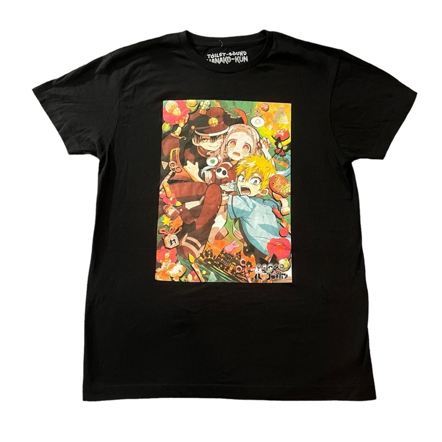Hot Topic Toilet-Bound Hanako-kun T-Shirt Mens Size Medium Black Anime Graphic