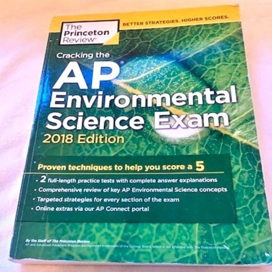 Princeton Review Cracking the AP Environmental Science exam