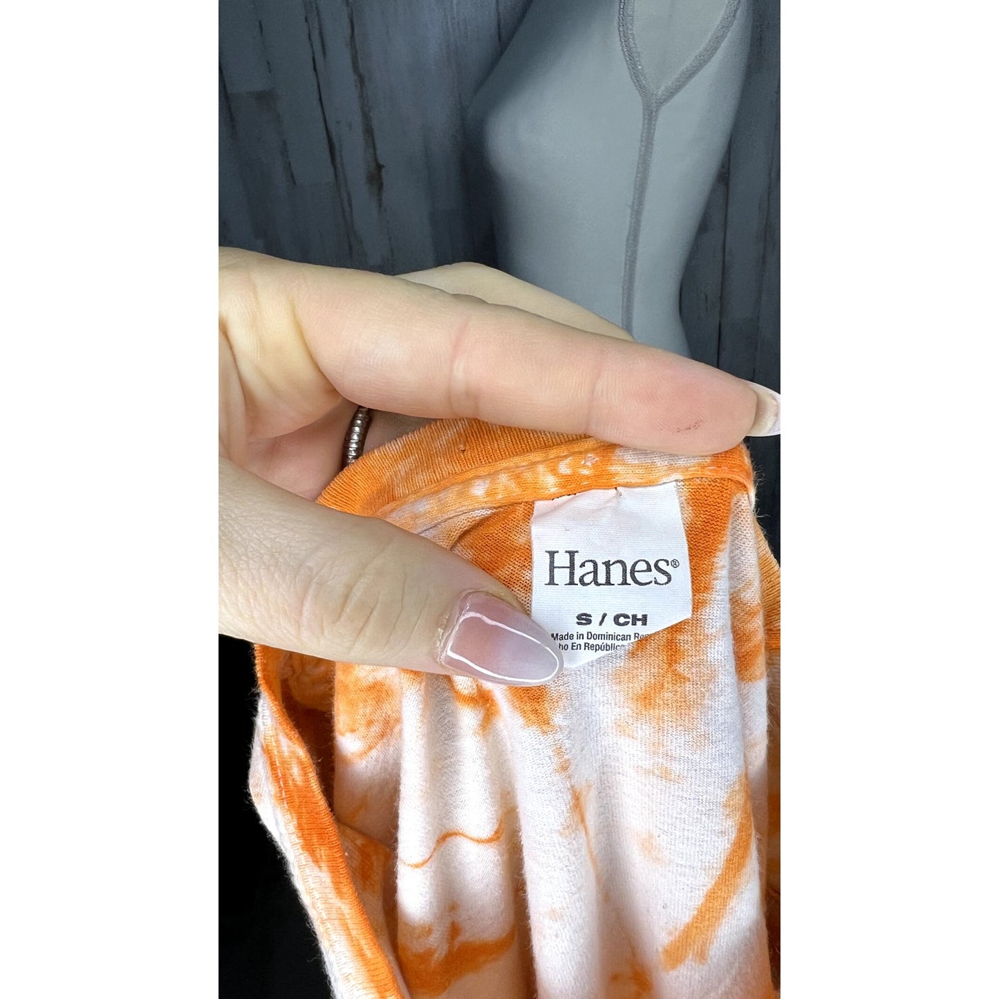 Women's Clemson Tigers Orange Tie-Dye T-Shirt Size Small Short Sleeve Casual