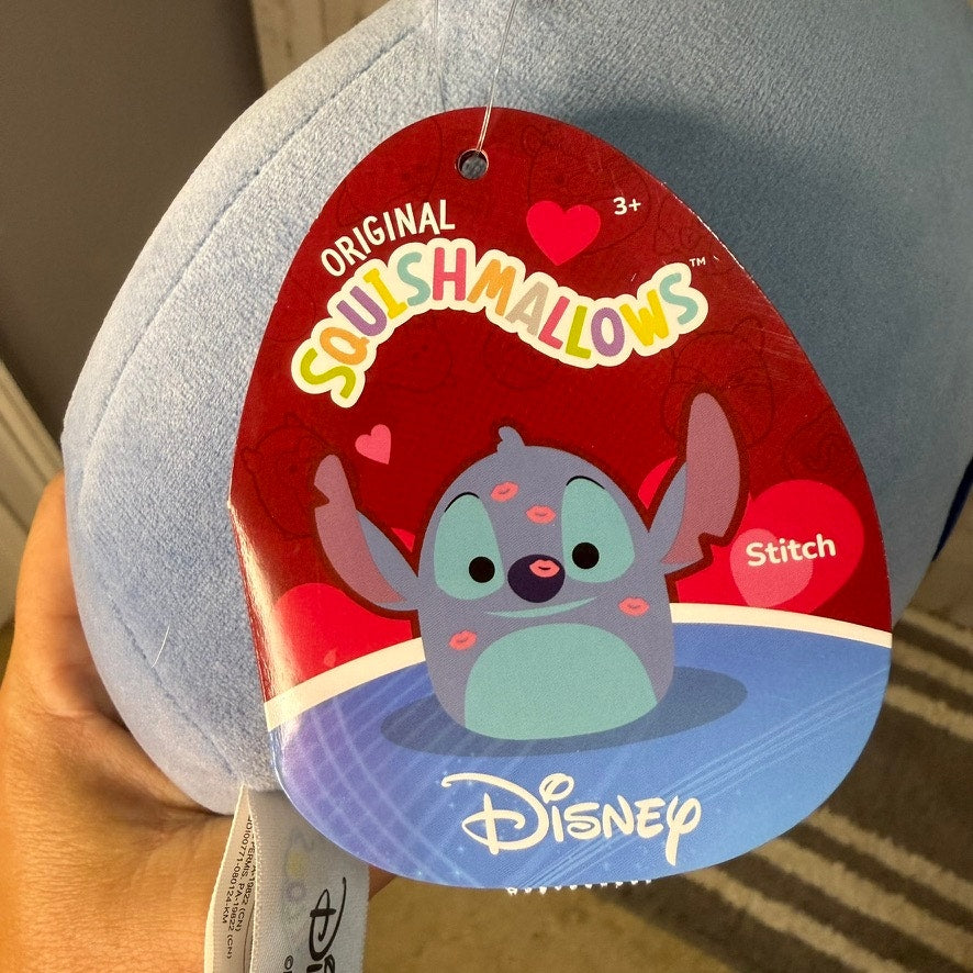 NWT Disney Squishmallows Lilo & Stitch Valentine's Day Plush Set 8"