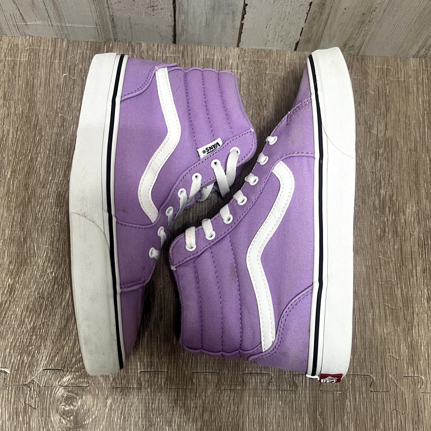 VANS SK8-Hi Kids Missy Size 5.0 Purple High Top Skate Shoes