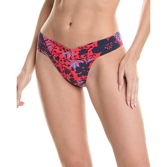 NWT Lilly Pulitzer Women's Size 14 Trey Bikini Bottom Red Floral