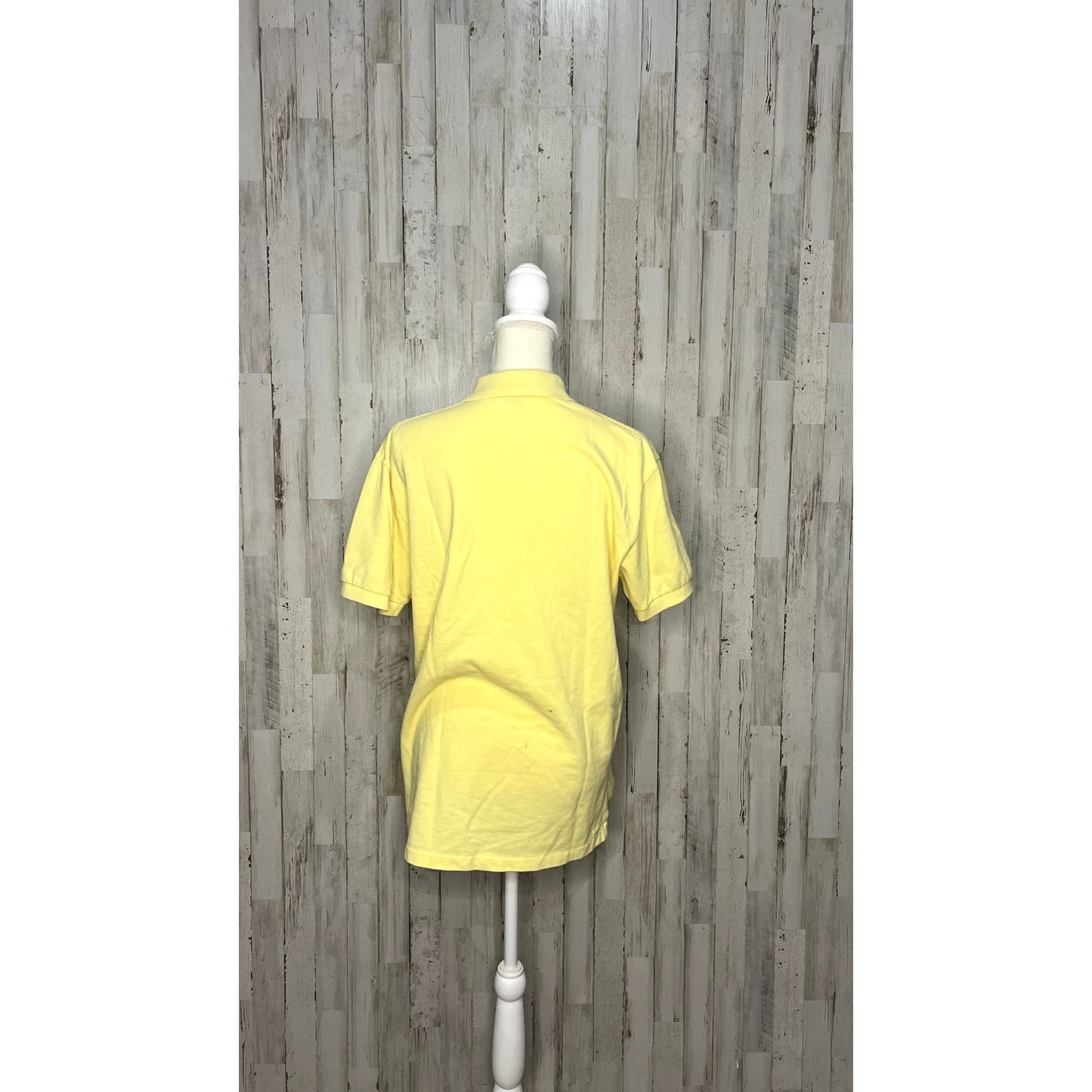 Polo Ralph Lauren Men's Yellow Short Sleeve Polo Shirt Size Medium Classic Fit