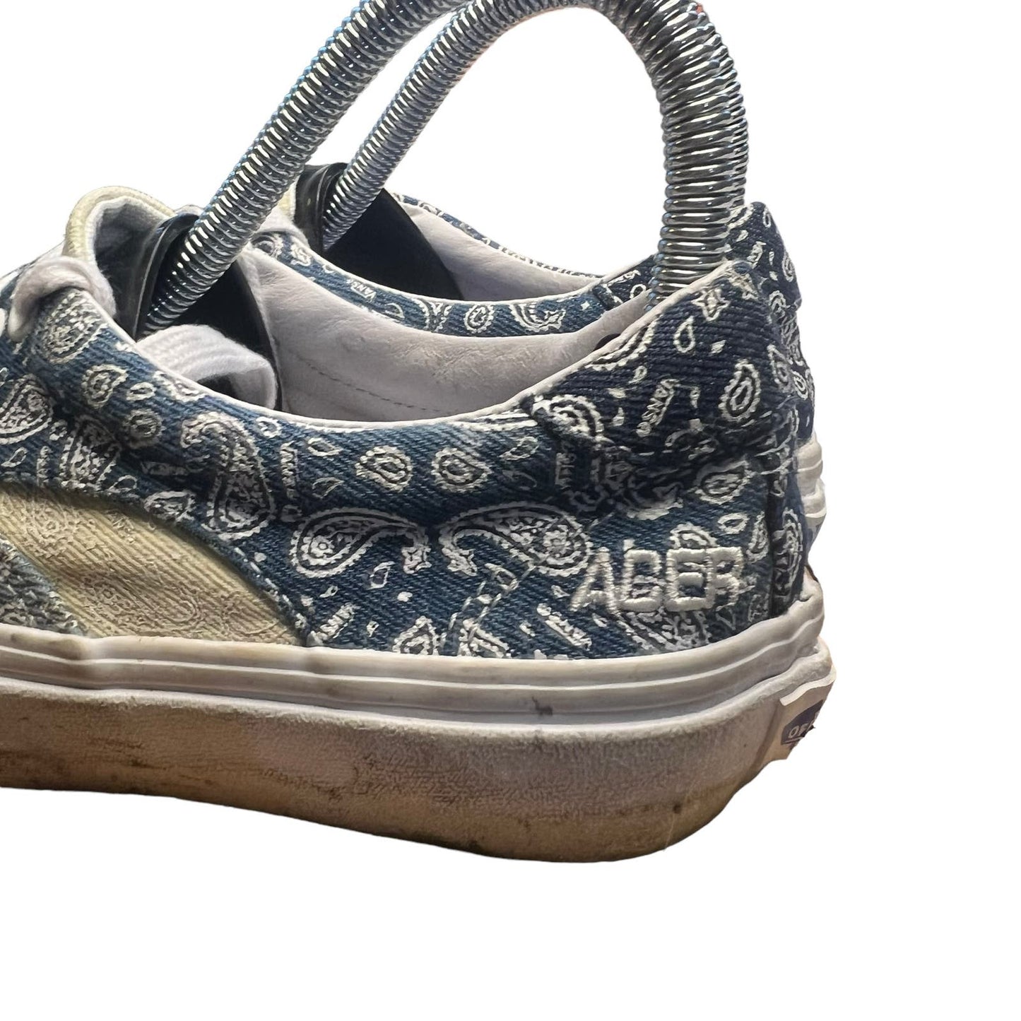 Vans Acer Ni SP Blue Paisley Bandana Print Ultracush Sneakers Women’s Size 6