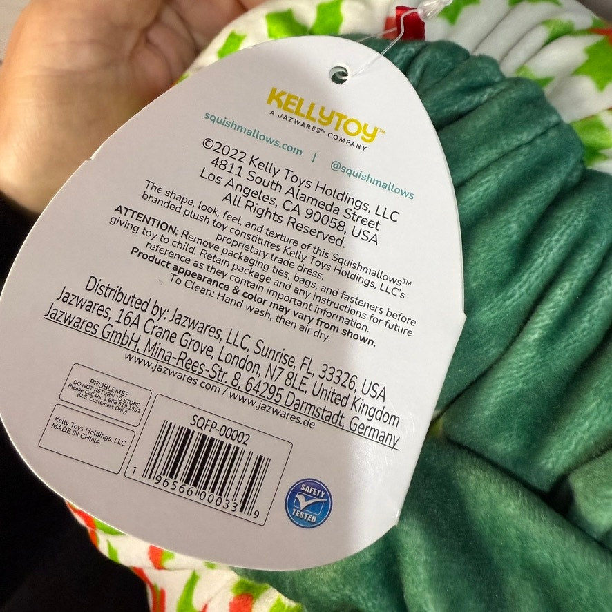 NWT Squishmallows Nick & Nicolette Flipamallow Holiday Plush Toy Medium