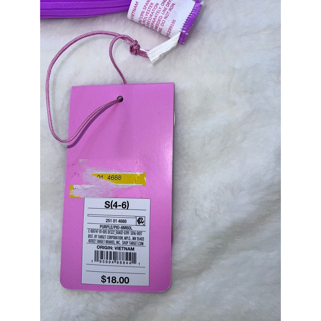 NWT Stoney Clover Lane Women's High-Waist Bikini Bottom Purple Size Small