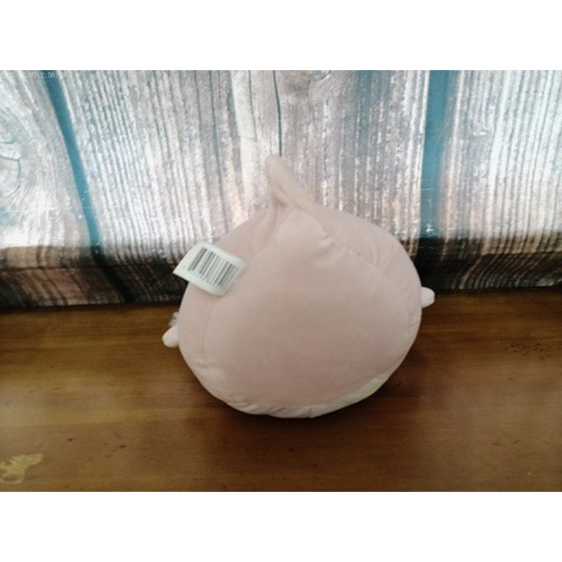 Squishmallows Pastel Pink Narwhal Plush Stuffed Animal Rainbow Mane Tail 8"