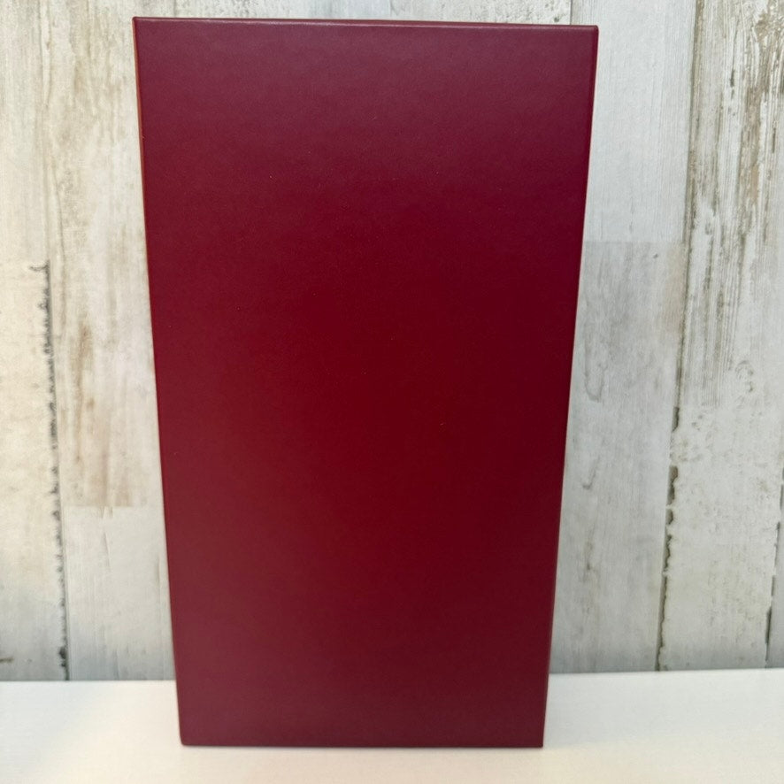 Gucci Burgundy Empty Shoe Box Gift Storage Box with Lid 10x6x2