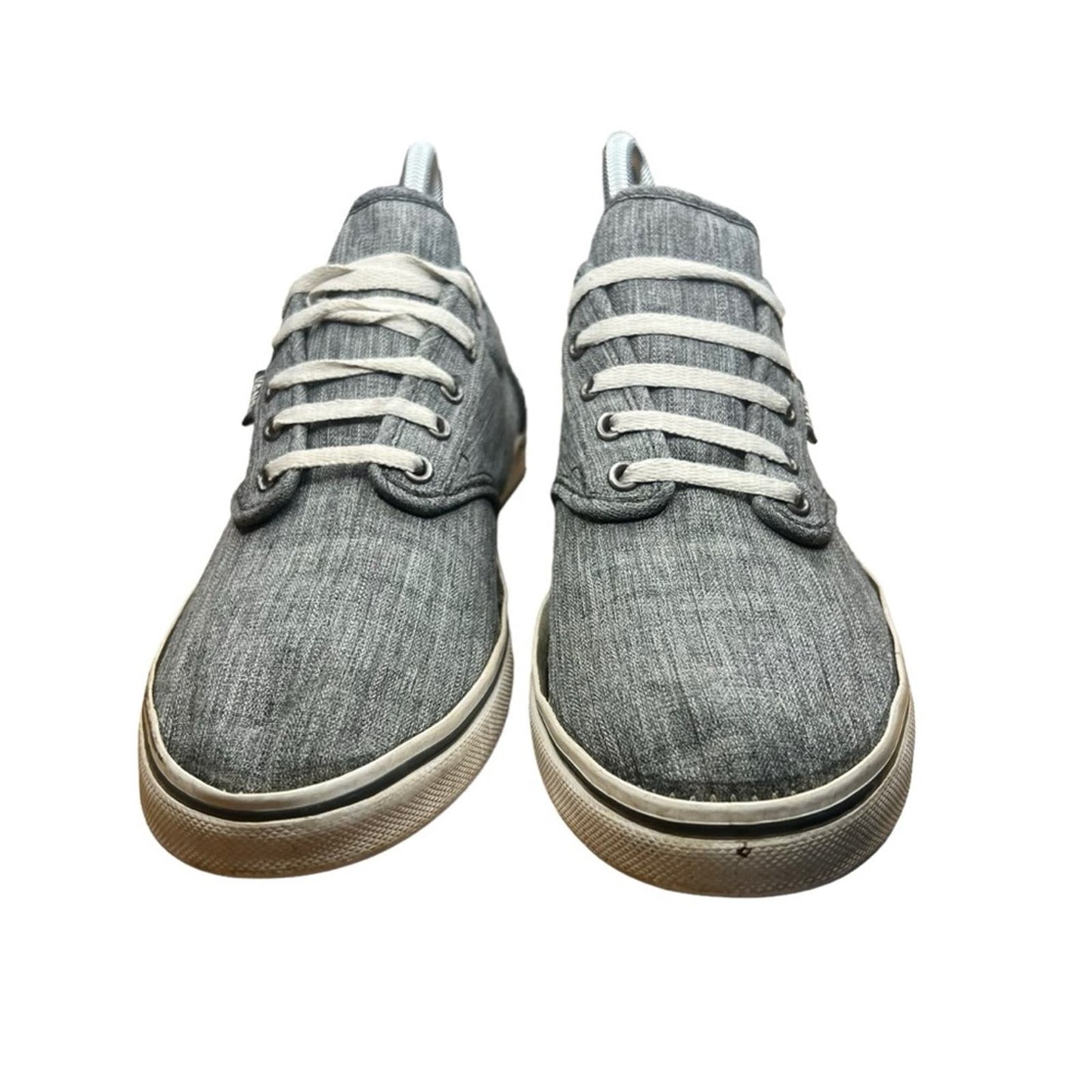 Vans Women's Atwood Low Rock Textile Grey Lace-Up Skate Shoes Women's Size 7.5