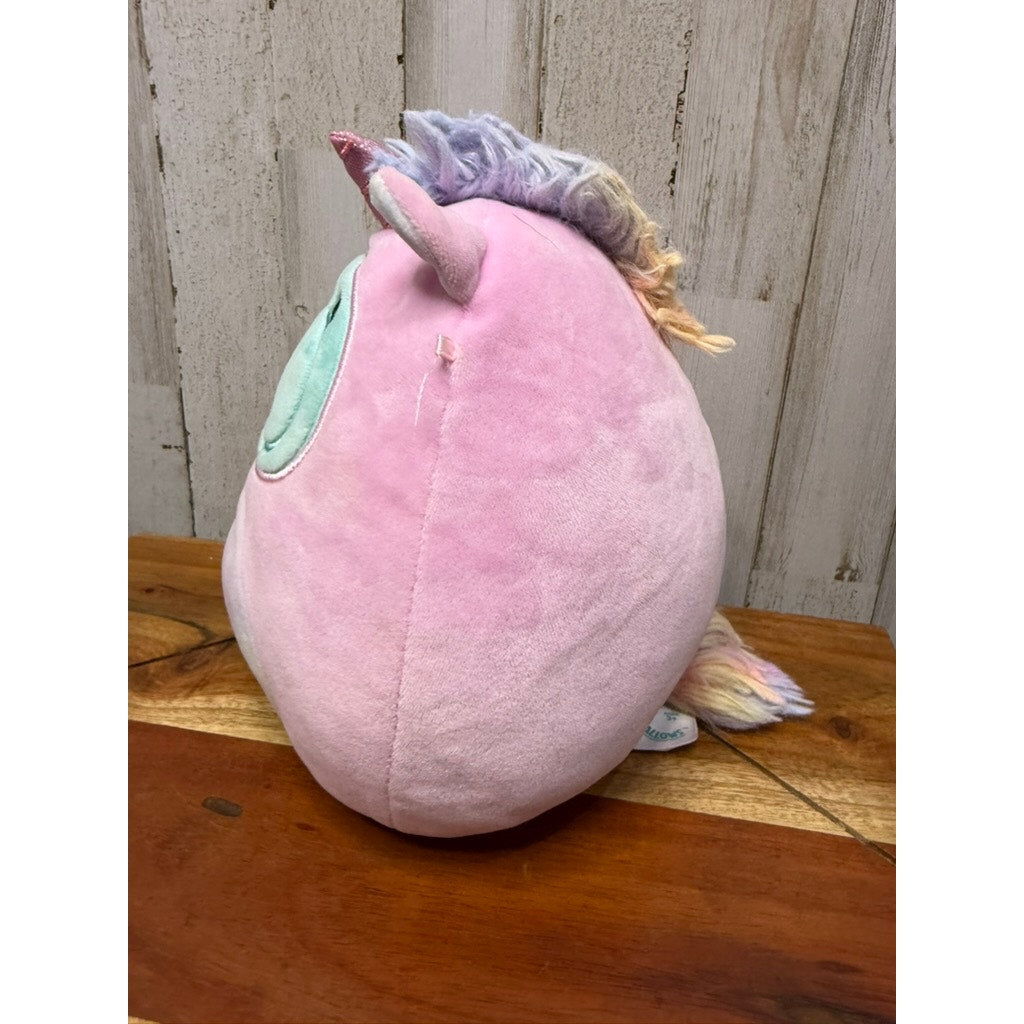 Squishmallow Hank the Hippo in Pink Unicorn Costume 8” Plush Toy
