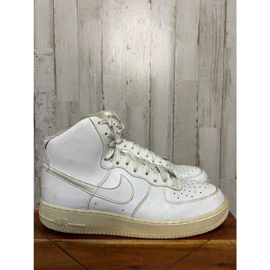 Nike Air Force 1 High Men's Size 10.5 High Top White Sneakers