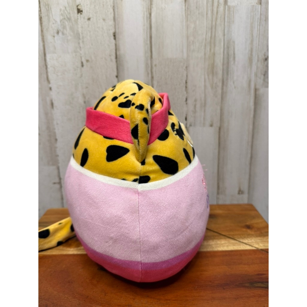 Squishmallows Wellness Squad Lexie the Cheetah Plush Toy Medium 8"