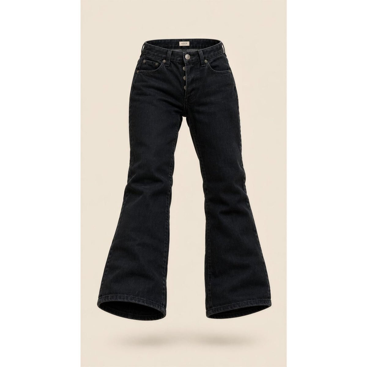 Laura Ashley Jeans Womens Size 14W Black Bootcut Stretch