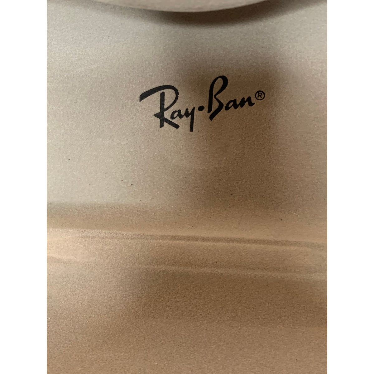 Ray-Ban Sunglasses Eyeglasses Case Black Hard Shell Clamshell Logo Lined