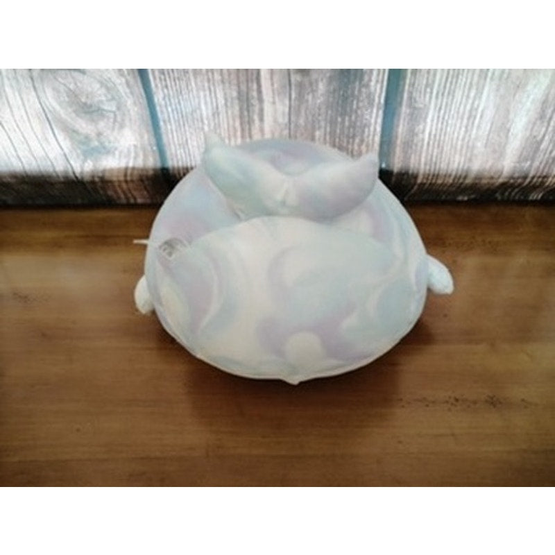 Squishmallows Laslow Beluga Whale Plush Pastel Swirl 12"