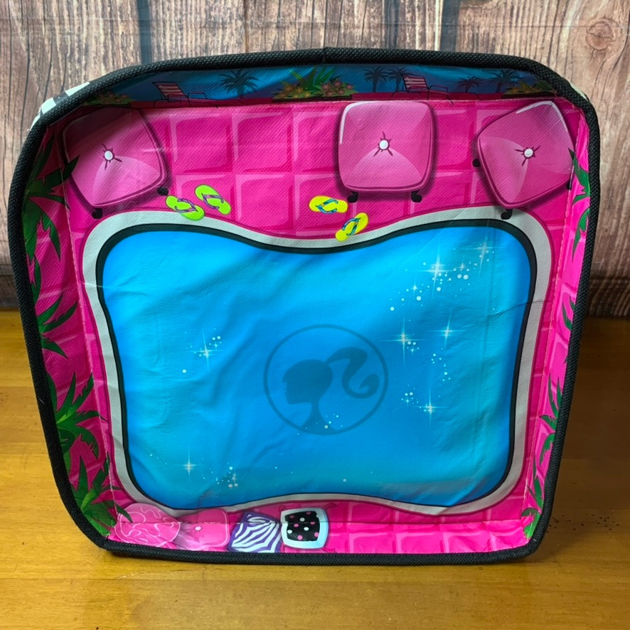 Barbie ZipBin Dream House Collapsible Storage box Zipper Lid