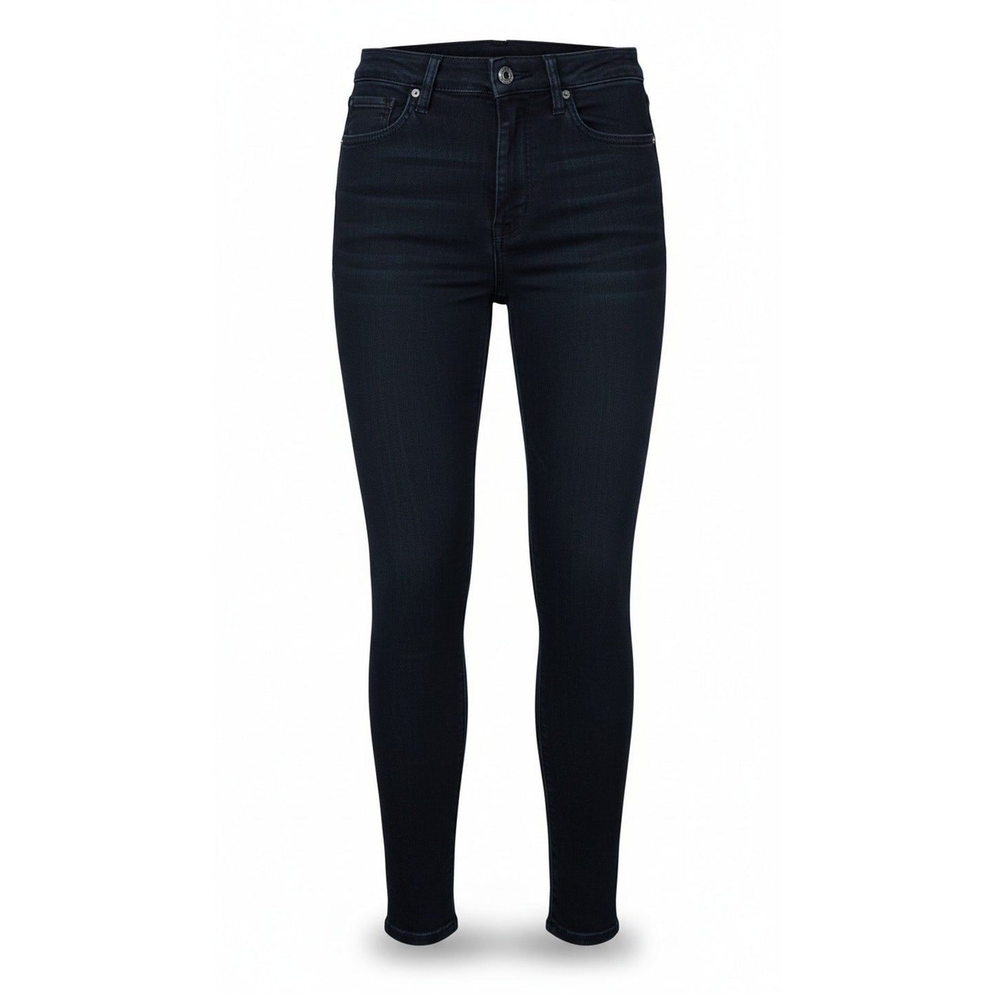 Madewell Women's 9" High Rise Skinny Jeans Black Dark Wash Size 26 5-Pocket