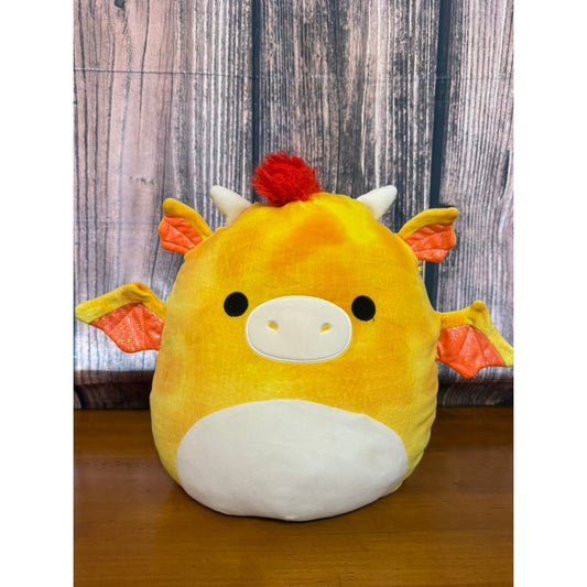 Squishmallows Dieric the Dragon Large 16” Yellow Plush Toy