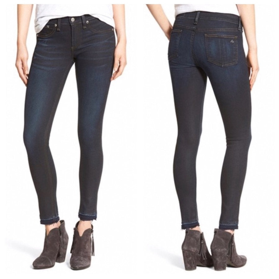 Rag & Bone Women's Skinny Jeans Size 26 Dark Wash Blue Denim