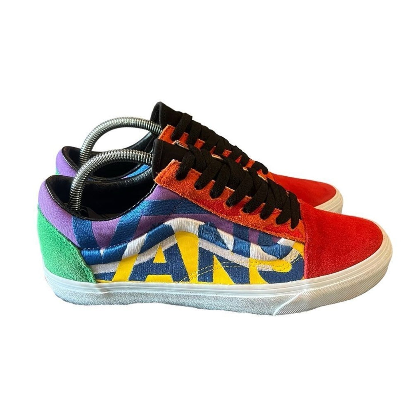 Vans Old Skool Statement Skate Shoes Multicolor Low Top Men's 8.5
