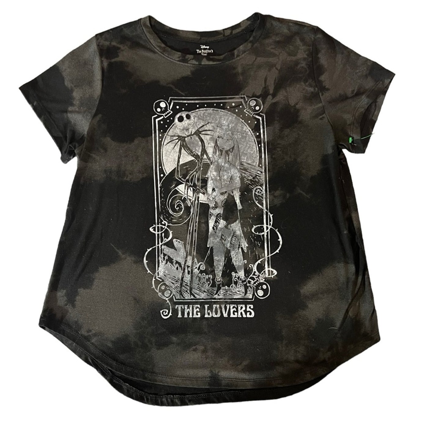 Disney Nightmare Before Christmas T-Shirt Womens 3XL Black Jack & Sally