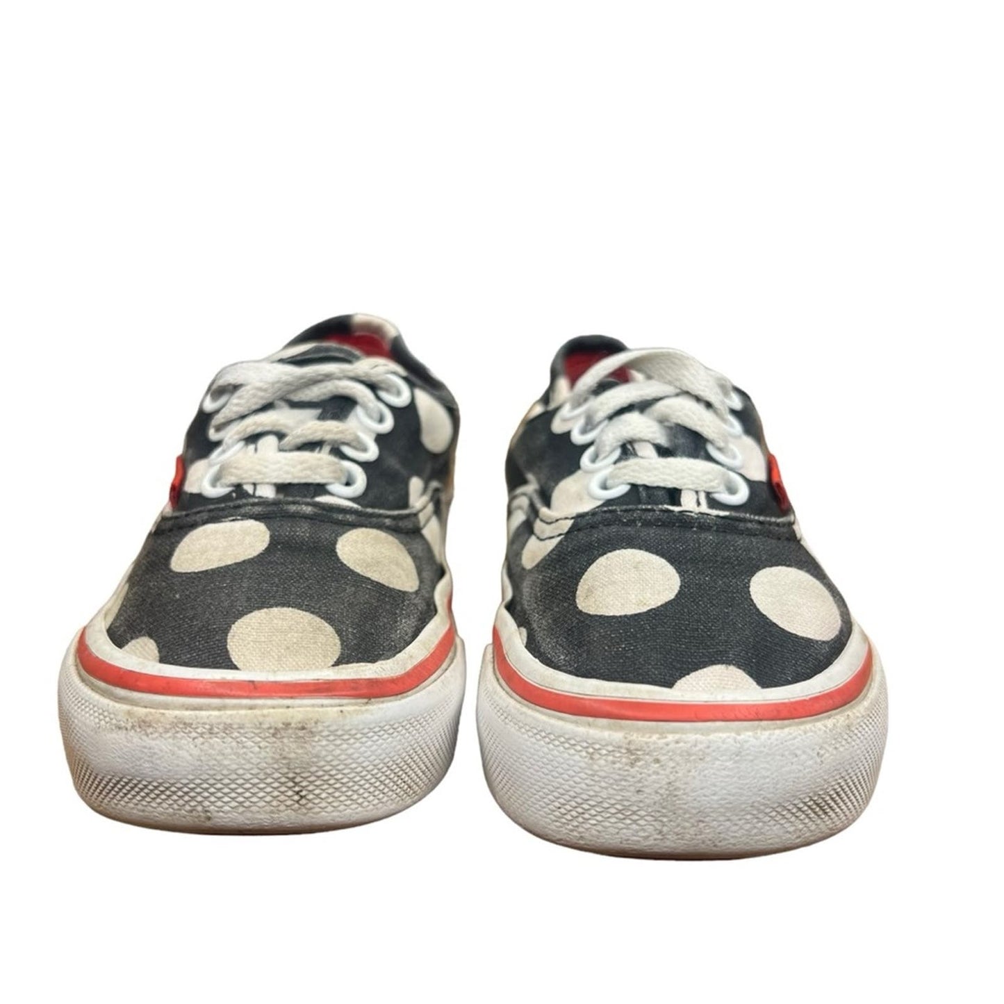 Vans Authentic Kids Polka Dot Low Top Lace Up Skate Shoe/ Sneakers Kids Size 11