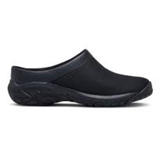 Merrell Encore Clog Size 8 Slip On Smooth Black Leather Slide Comfy Athletic