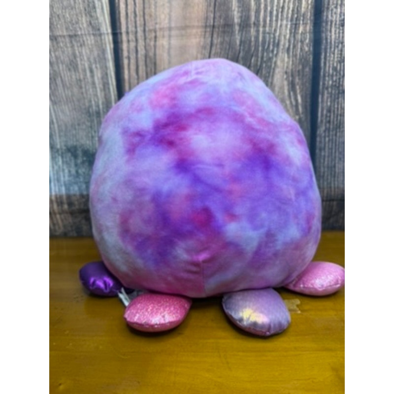 Squishmallows Mary the Octopus Tie-Dye Plush Toy Small 12" Multicolor