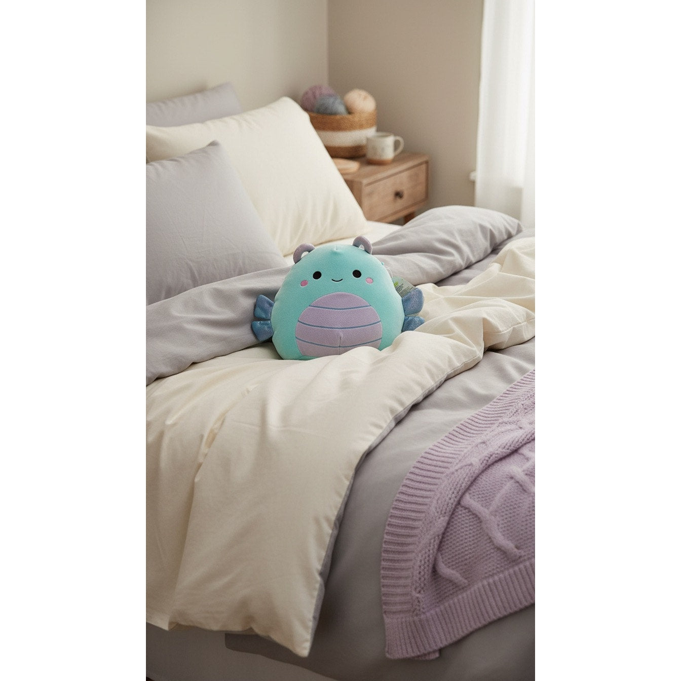 NWT Squishmallows Heather Dragonfly Plush Blue Teal 12"