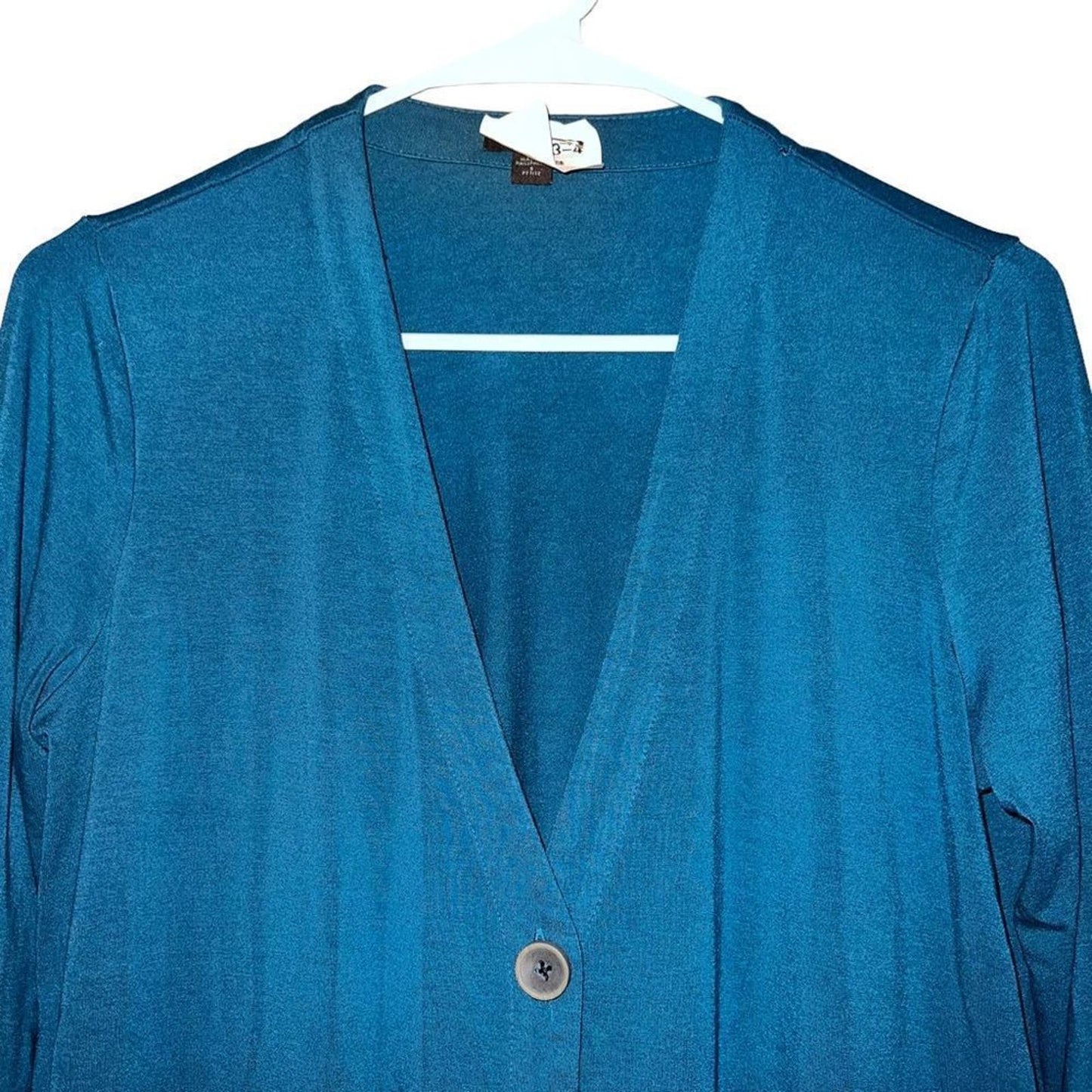 J. Jill Teal Cardigan with Pockets Size Small
