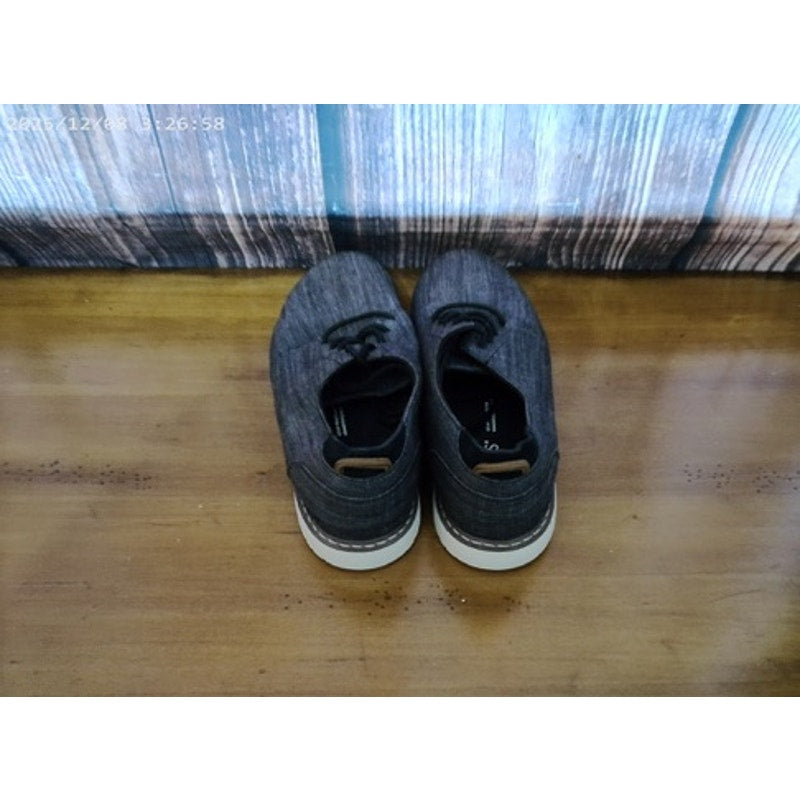 TOMS Navi Oxford Men's Lace-Up Shoes Dark Gray Casual 11.5