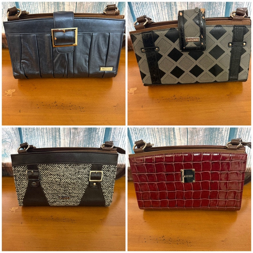 Miche Classic Purse Collection Multicolor Shoulder Bag w/ 19 Shells