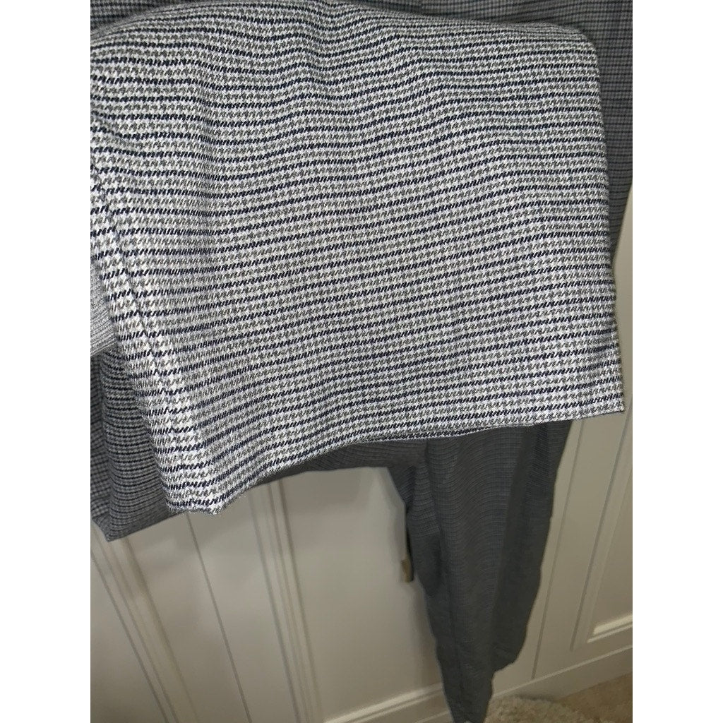 NWT Ann Taylor LOFT Women's Plaid Dress Pants Black Size 14