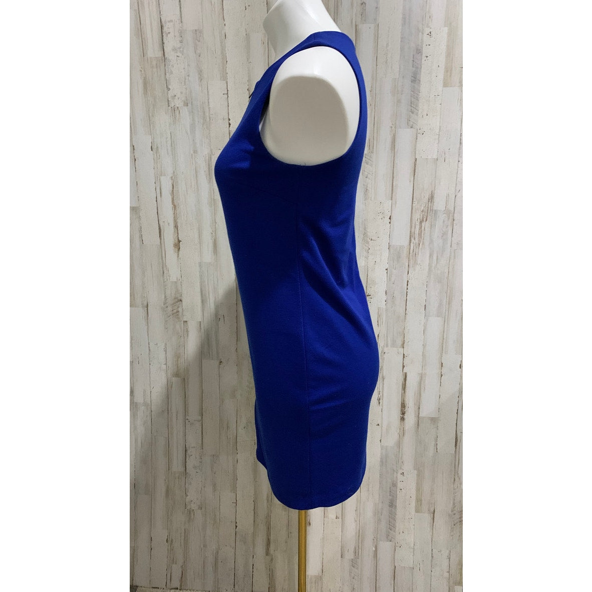 Banana Republic Dress Womens Size 0 Blue Shift Zip Front