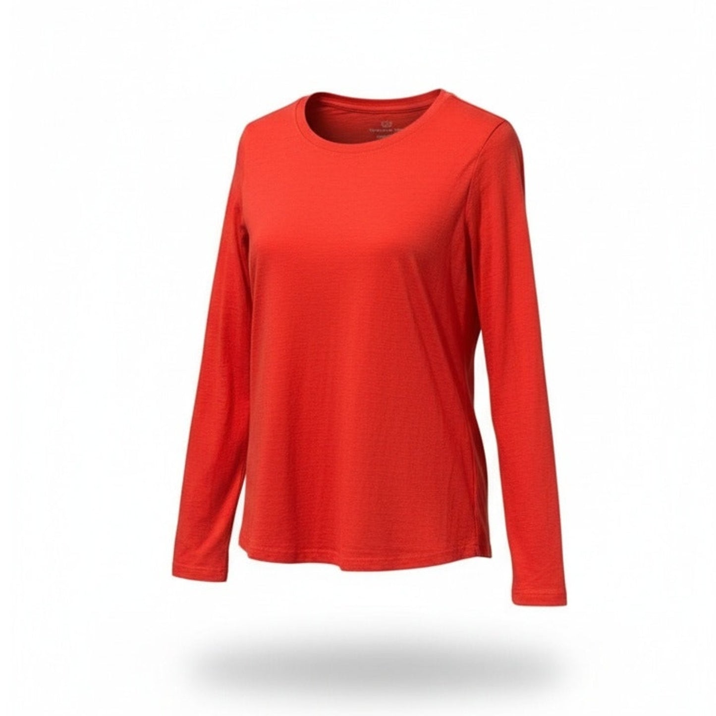 Vineyard Vines T-Shirt Womens XS Red Long Sleeve Crew Neck Whale Graphic