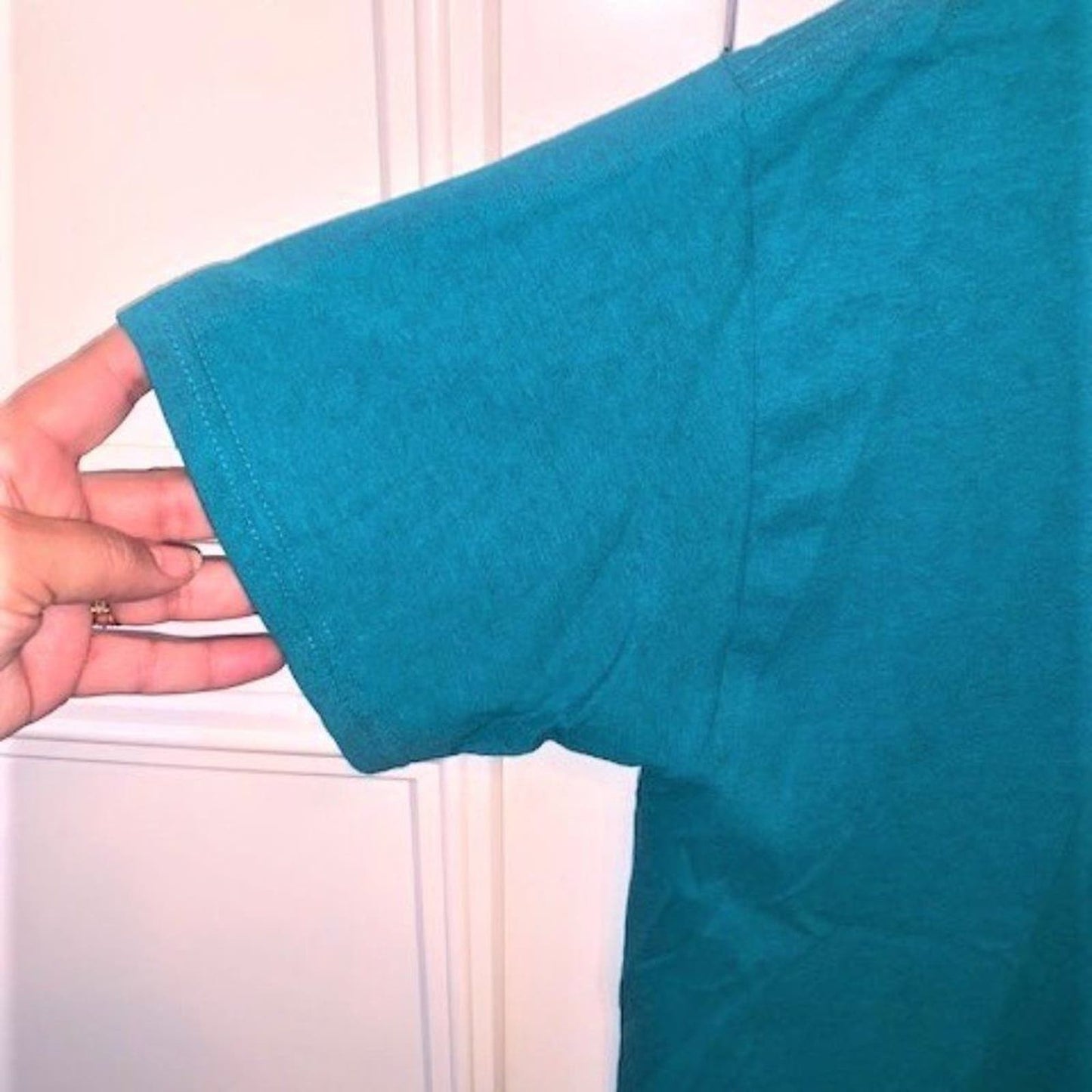 set 2 blue/green short sleeved  T-shirts