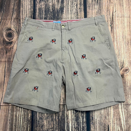 Pennington & Bailes Georgia Bulldogs Men's Khaki Chino Shorts Size 40