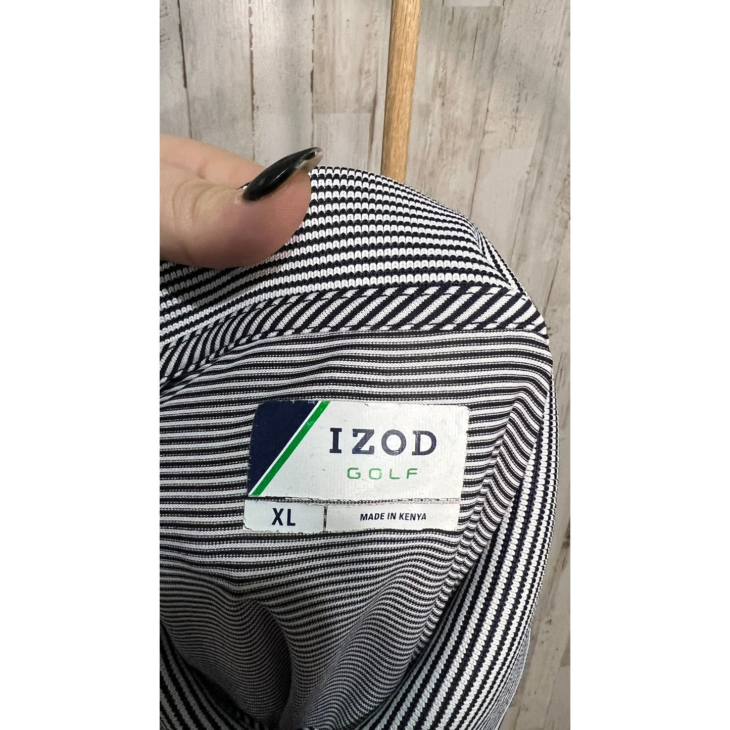 IZOD Men's XL Striped Golf Polo Shirt Multicolor Short Sleeve Casual