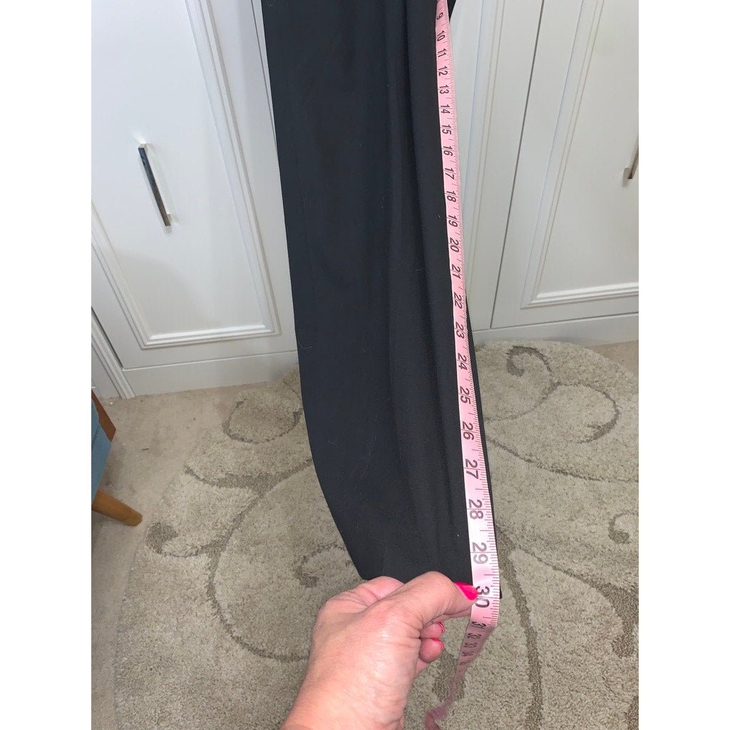 NWT Michael Kors Women's Black Flared Leg Pants Size 14 Casual