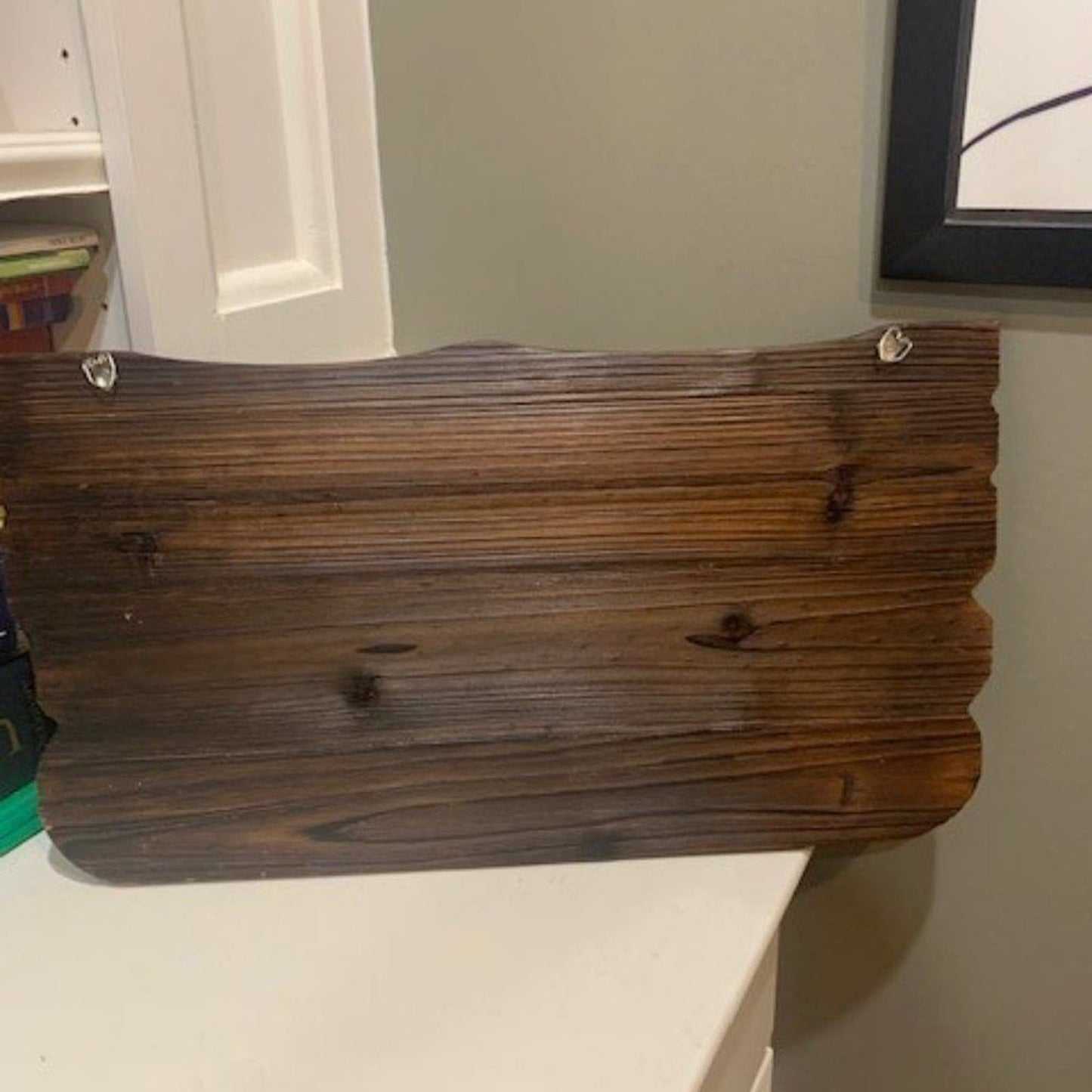 "Dude" wood plank wall sign/decor