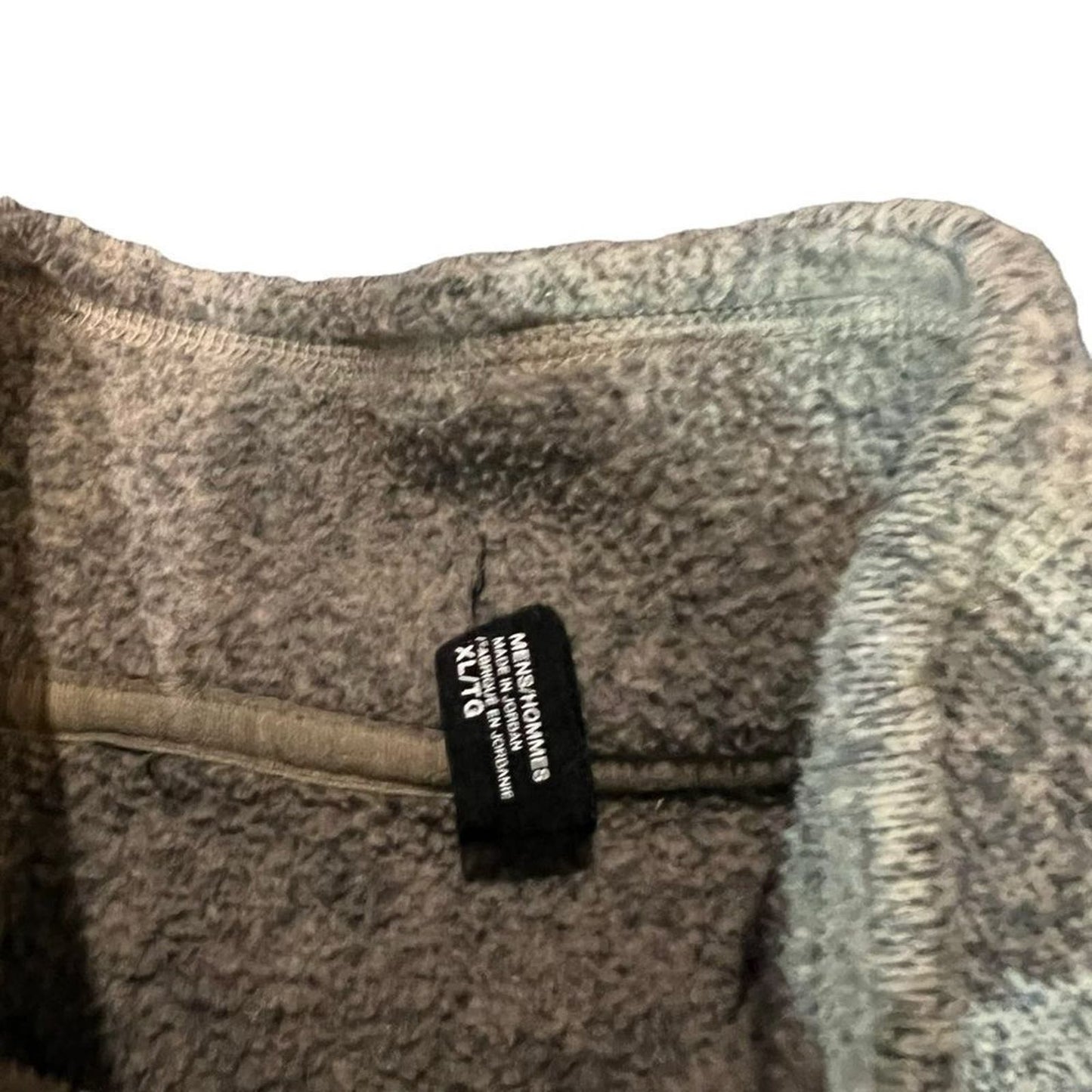 The North Face Taupe Quarter Zip Pullover Size XL