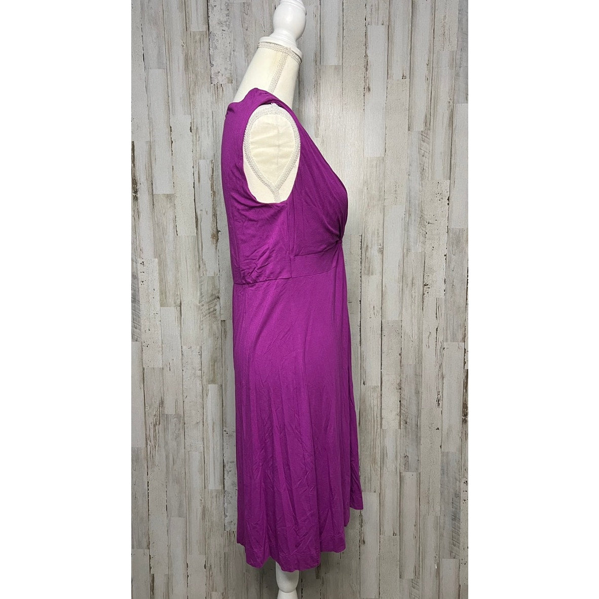 Soma Women's Small Purple Sleeveless Twist Front Dress