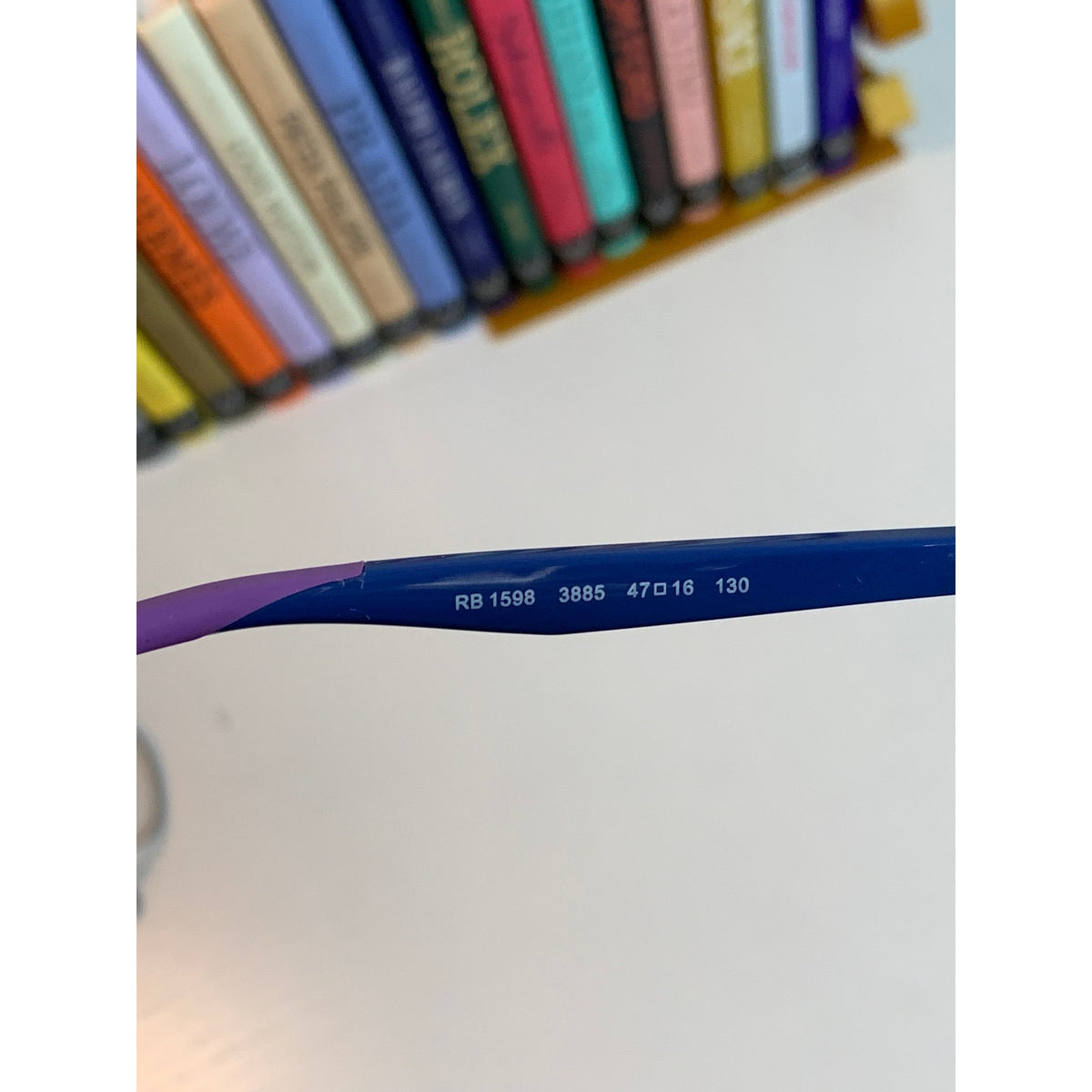Ray-Ban Prescription RB1598 3885 Eyeglass Frames Purple Blue 47-16-130  Review