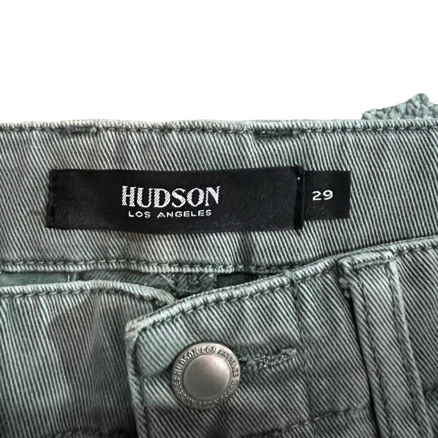 Hudson Green Cargo Jeans Size 29