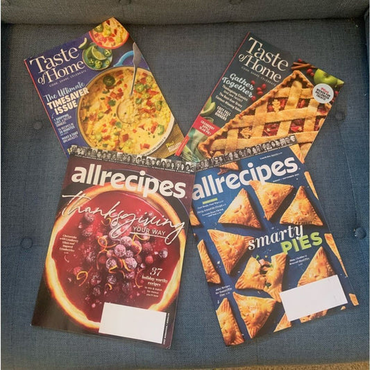 Set 4 cooking magazines NWT