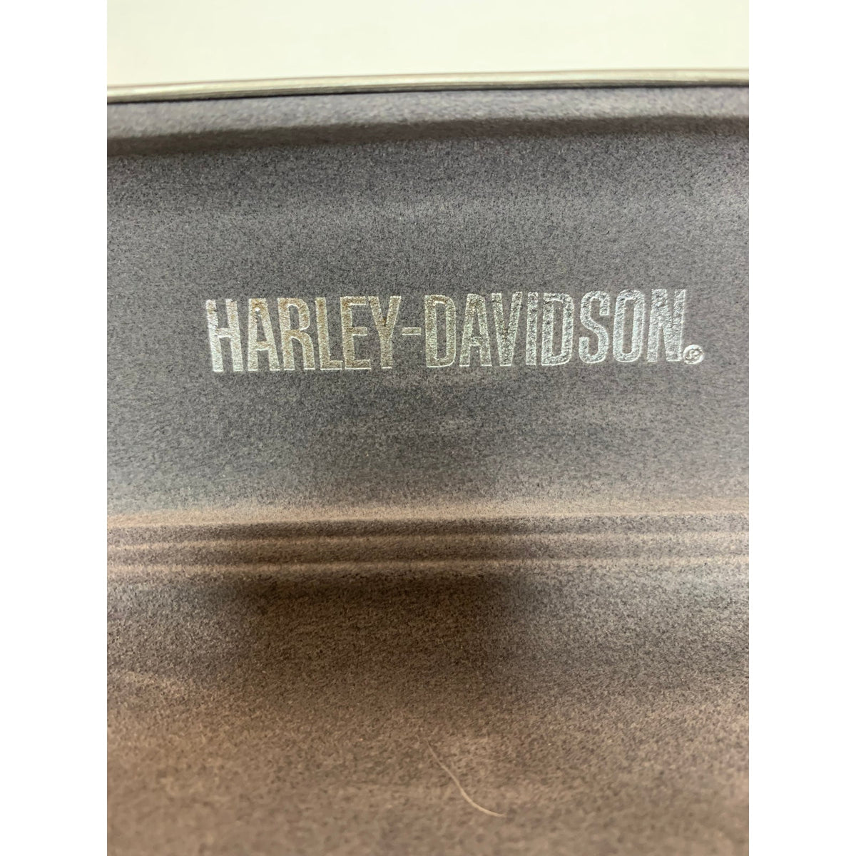Harley-Davidson Hard Clamshell Eyeglasses Sunglasses Case Logo Gray Black